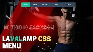 Amazing Horizontal CSS Menu With Lavalamp Hover Effect | HTML & CSS Tutorial
