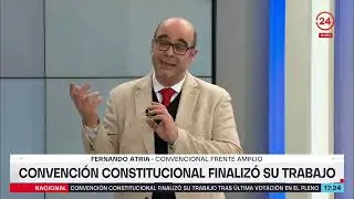 Fernando Atria tras fin al trabajo de la CC: 