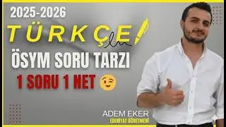 + 1 NET ÖSYM SORABİLİR ( YAZIM KURALLARI ) TYT/MSÜ/KPSS