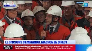 Emmanuel Macron &agrave; ArcelorMittal