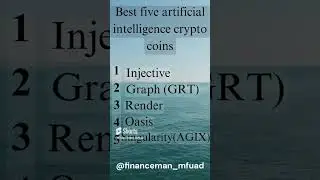 BEST AI crypto#crypto #shortvideo #shorts #short #injective #grt #render #oasis #agix