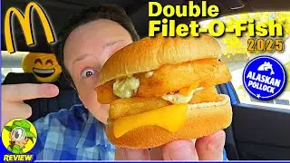 McDonald's&reg; Double Filet-O-Fish&reg; 2025 Review 🍔✌️🐟 Go BIG?! 🤔 Peep THIS Out! 🕵️&zwj;♂️