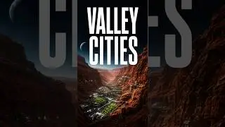 Valley Houses - Green Canyons on Mars    #space #spacecolonization #nasa