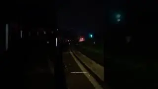 Devagiri Expres Slow Speed Curve In Night #kalyanjunction #publictransport #jalgaonjunction