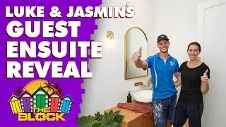 Luke and Jasmin's Guest Ensuite revealed | The Block 2020