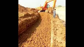 Excavation for r.c.c drain