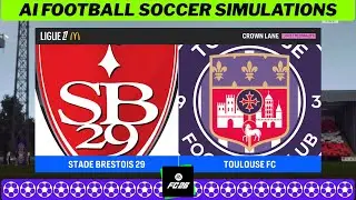 BREST vs TOULOUSE ⚽ Ligue 1 2025/26 Matchday 19 🟩 EA FC 26 Simulation