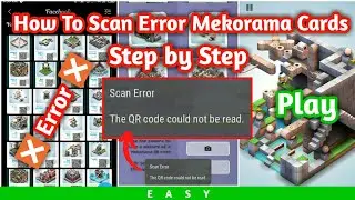 How to Scan ❎ Error ❎ Mekorama Cards : Error Scan : Mekorama Cards