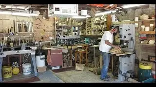 Wood Turning - Wet Log to Blank to Bowl - Time Lapse