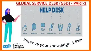 Global Service Desk (GSD)| Part1| Interview Question and Answer |Global Service Desk Process in ITSM