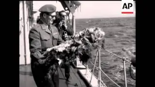 CEREMONY FOR POST SUBMARINE DAKAR - NO SOUND