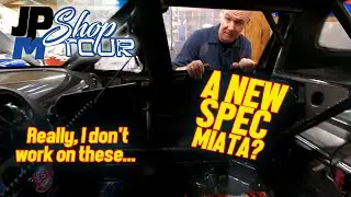 SHOP TOUR - There is a NEW Spec Miata in my shop!