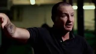 Micky Ward and Arturo Gatti in hospital after 3rd fight. (True Warriors)