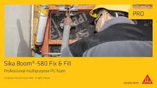 Sika Boom&reg; 580 Fix & Fill for professional use