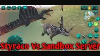 Styracosaurus Pack Chaos In Sandbox Server | The Cursed Isle