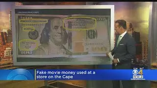 Movie prop $100 bill used at Chatham business
