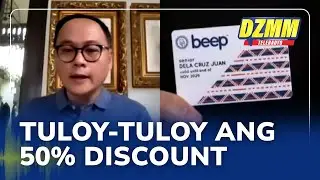 50% discount continues despite launch delay of student beep card: DOTr | (14 September 2025)