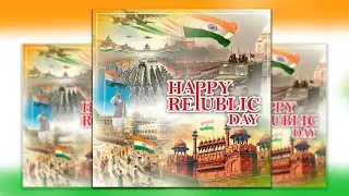 Happy Republic Day | CorelDRAW mein 26 January Poster Design kaise karein | Social Media Poster