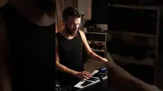 Distorted synth bass electro jams 👽 #shorts #synthbass #novation #bassstation