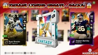 INSANE LINEUP UPDATE + MUT HERO FANTASY PACK! Madden 20 Ultimate Team