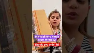 Michael Kors Watch from MYNTRA -UNBOXING #Myntra #MK #MichaelKors #Watch #Asmr #AsmrUnboxing #Shorts