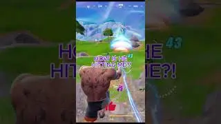 HOW IS HE HITTING ME?! #fortnite #fortniteclips #fortniteshorts