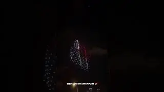 Singapore Flag In Sky #singapore #video #flag #sky