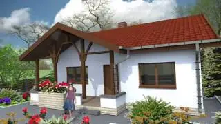 Proiecte case si arhitectura Arhitect Iasi  Casa parter. Casa A26 120 metri patrati