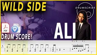 Wild Side - ALI | DRUM SCORE Sheet Music | #316 DRUMSCRIBE