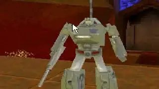 Quake 2 player models - Bruticus, Shockwave and Brawl - testing the animations in sequence (1997)