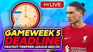 FPL GAMEWEEK 5 DEADLINE STREAM | Q&A | FANTASY PREMIER LEAGUE 2023/24