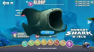 Hangry sharks Evolutions in the Bloop sharks Coming soon Updates - All 44 sharks Unlocked Hacked 