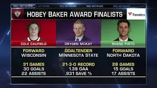 NCAA Hockey's Best Player - 2021 Hobey Baker Award Finalists Discussion