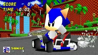 Sonic 1 recreated in Sonic Robo Blast 2 Kart