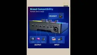4-Channel RGB Mixer with XLR Microphone Interface