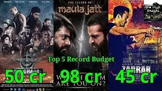 Top 5 Most Expensive Movies Of Pakistan - The Legend Of Maula Jatt Budget - Highest Budget Movies