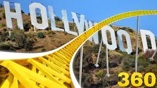 HOLLYWOOD VR 360 Roller Coaster 4K 🟡 Academy Award Oscar's 2021 edition best virtual reality ride