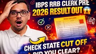 IBPS RRB Result 2026 🔴 | Roll Number से Result Check | Cut Off State Wise 