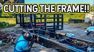LOG TRUCK bed build&hellip;FRAME WORK!!! #245 #logging #welding #horselogging #mules #loggingtruck