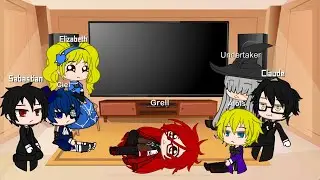 Black Butler reacts to Nezuko •not original•