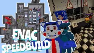 I Built My Own FNaC Map In MCPE!! | Speedbuild and Map Tour