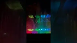 Musical Water Fountain | Laser Light Show ⛲️ #youtubeshorts #shorts