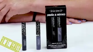 Kat Von D Smoke and Mirrors Grayscale Liquid Lipstick Duo in Woolf and Dagger Review and Swatches