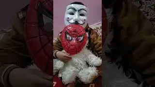 dog spider with ghost kid#shorts #spiderman #pets #viral #ghost #funny #trending