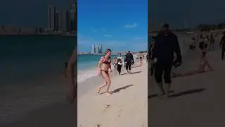 JBR beach Dubai #shorts #explore #dubai