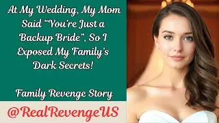 At My Wedding, My Mom Said: 'You're Just a Backup Bride'! | Revenge story