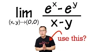 Can we use power series for this limit of a two-variable function?