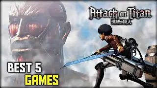 2021 | 5 Best Attack on Titan Games For Android  | Download Links in the Description