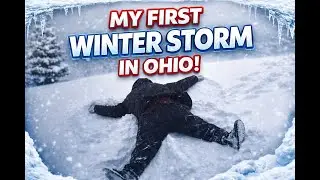 My First Winter Storm in Ohio! Cozy Food, Games & Snow Day Fun!