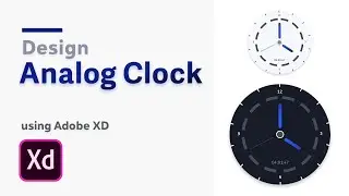 Design Analog Clock in Adobe XD using path dash and gaps